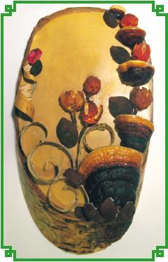 Декоративное панно Волшебный цветок Березовая вазочка - фото 158