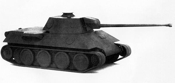 Деревянная модель танка VK 3001 D фирмы DaimlerBenz показанная на - фото 7