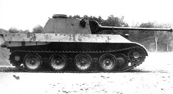 Второй опытный образец Пантеры VersuchsPanther 2 V 2 Осень 1942 года - фото 16