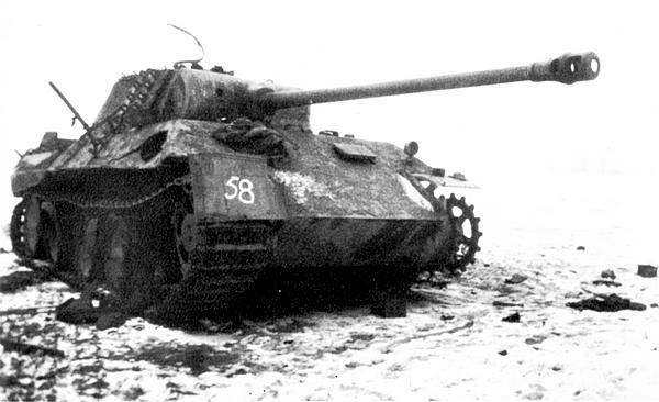 Уничтоженная Пантера AusfА Венгрия 3й Украинский фронт февраль 1945 - фото 356
