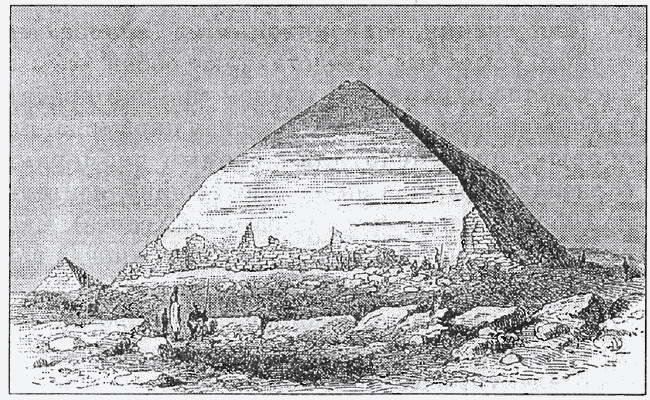 Ломаная пирамида Снофру в Дашуре XXVII в до н э Строительство пирамиды - фото 7