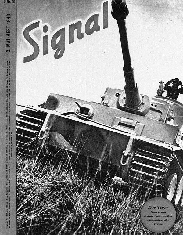 Обложка немецкого журнала Signal от 2 мая 1943 года Тигр Тайгер - фото 2