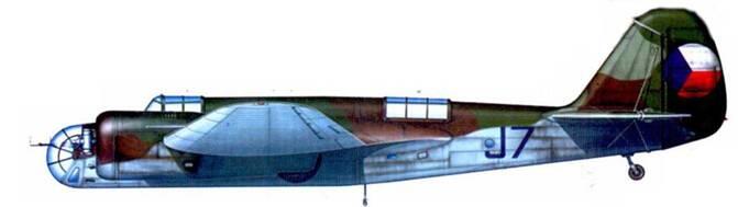 Avia В71 из 76го звена III эскадрильи 5го бомбардировочного полка весна - фото 150