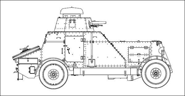 Бронеавтомобиль БА27 третьей партии выпуска 1930 года 3 Кузов броневой - фото 5