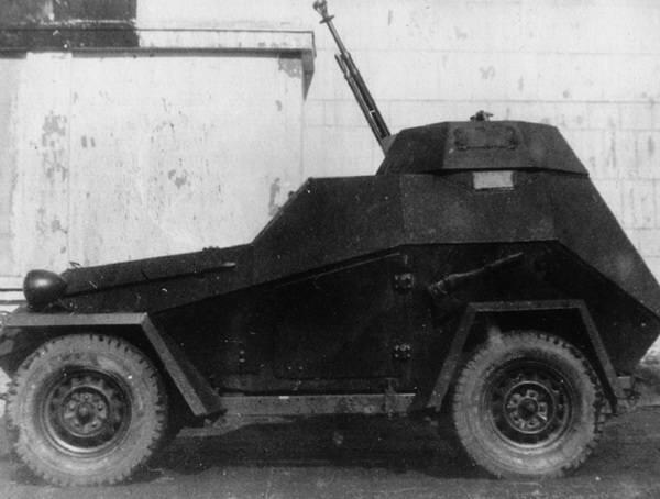Бронеавтомобиль БА64Д вид слева Апрель 1943 года Пулемет ДШК на - фото 247