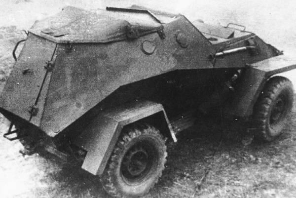 Бронеавтомобиль БА64Е второй вариант без крыши Сентябрь 1944 года АСКМ - фото 249