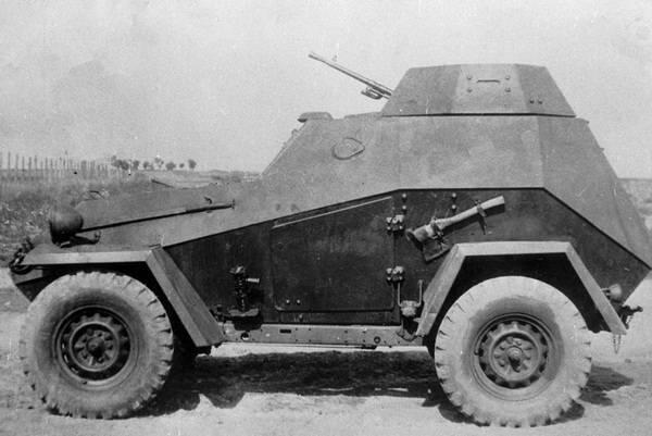 Бронеавтомобиль БА64Б вооруженный пулеметом СГ43 Апрель 1944 года АСКМ - фото 250