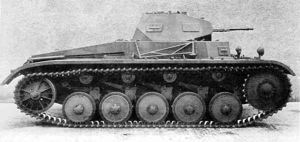 Лёгкий танк PzII AusfA PzII AusfB Танки варианта В незначительно - фото 4