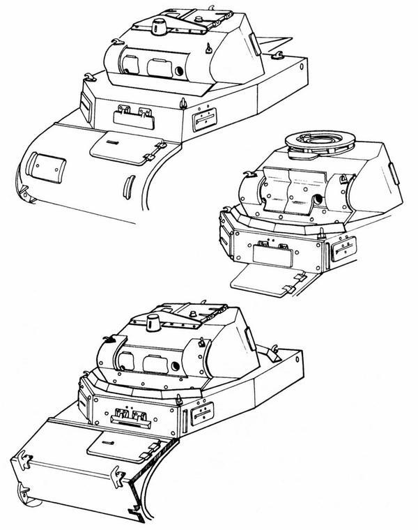 Внешний вид башни подбашенной коробки и лобовой части корпуса танков Ausfс - фото 6