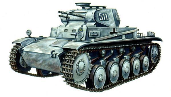 PzII AusfC 2й танковый батальон 1й танковой дивизии PzAbt2 1Panzer - фото 71
