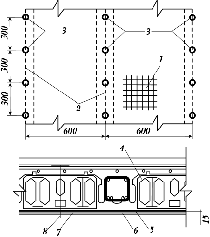Рис 3Схема крепления металлической штукатурной сетки к потолку 1 - фото 3