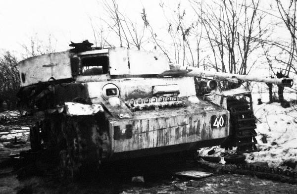 Немецкий танк PzIV AusfH подбитый в районе озера Балатон Февраль 1945 года - фото 14