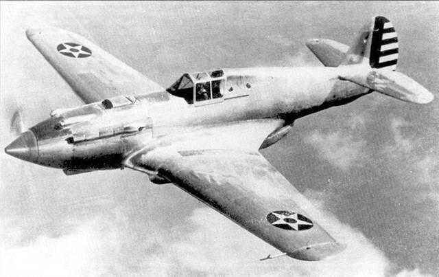 XP40 Curtiss Н75Р в первоначальном варианте Видны модифицированные - фото 19