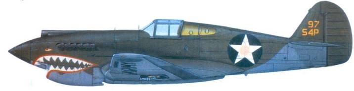 P40 первой производственной серии Самолет из 54 PG передали к AVG лето 1942 - фото 96