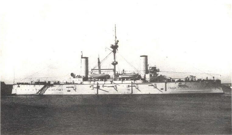 Броненосный крейсер Гарибальди Аргентина Генуя 1896 г Броненосный - фото 48