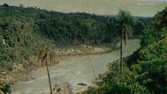 Река Игуасу ниже водопадов Скалы ВилаВельи штат Парана Блуменау - фото 20