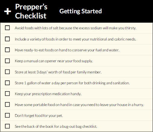 These basic points will help you start building your emergency food supply The - фото 2