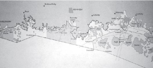 Закрытый для плавания район военноморской базы Карлскруна в пределах - фото 1