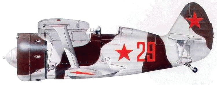 И153 первых серий Самолет принадлежал 56му иап ХалхинГол 1939 г - фото 3