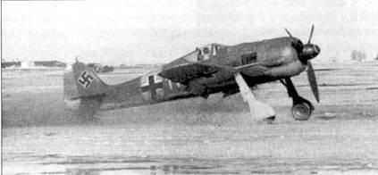 Как лягушки на водных лыжах два Fw 190 выруливают по грязи полевого - фото 4