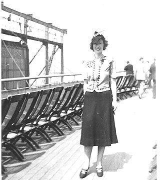 Helen on deck wearing her gardenia corsage Before too long it was necessary - фото 3