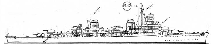 Легкие крейсеры военного флота Италии типа Capitani Romani c именами вождей Империи Рима и реставрации ее могущества - фото 9