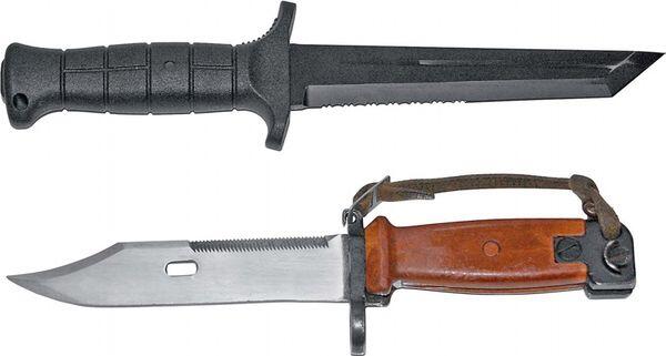 Современный нож бундесвера со своим предшественником Kampfmesser schwer Сразу - фото 3
