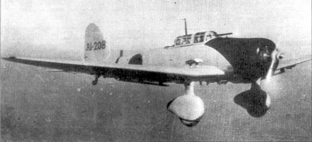 Aichi D3A1 Model II Val A1208 с авианосца Акаги лето 1941 года Aichi - фото 1