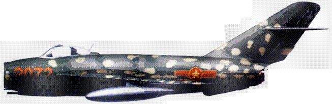 МиГ17Ф 2072 из 921го истребительного авиационного полка Sao Dао 1968 г - фото 128