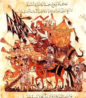 Мусульмане идут на священную войну джихадминиатюра XI в В символическом - фото 9
