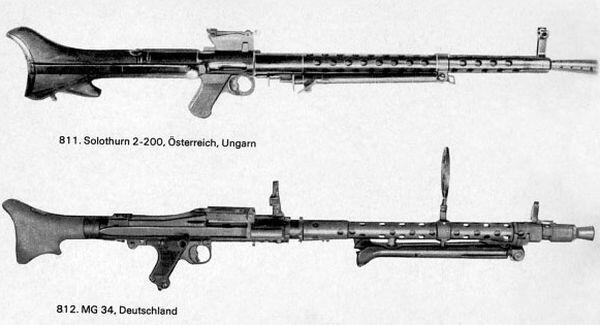В немецком справочнике Lugs Солотурн разместился рядом с немецким MG34 При - фото 1