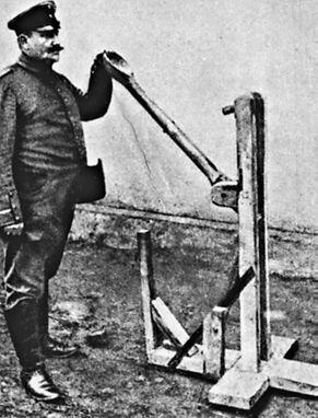 Катапульта для метания ручных гранат времён первой мировой войны Французское - фото 1