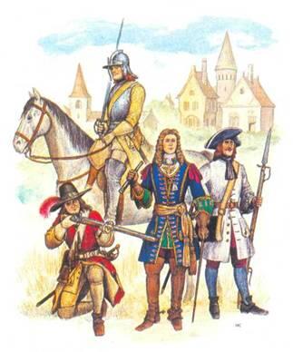Армии западноевропейских стран середины и конца XVII века послужили образцом - фото 4