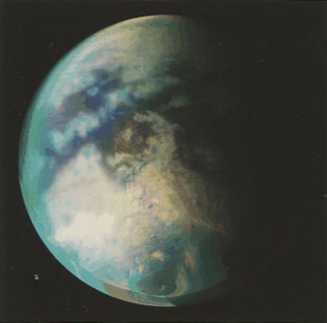 Поверхность Титана Изображение получено аппаратом Кассини Обращение Титана - фото 221