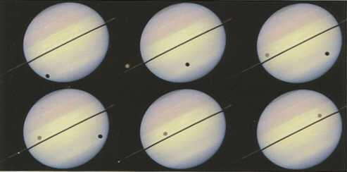 Обращение Титана вокруг Сатурна Снимки получены космическим телескопом Хаббл - фото 222