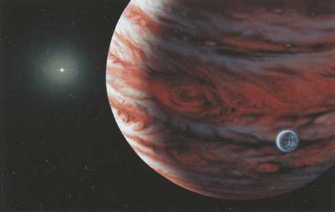 Художественное изображение экзопланеты обращающейся вокруг 55 Рака Земля - фото 225