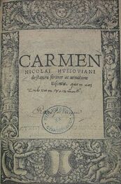 Nicolai Hussoviani: Carmen de Bisontis