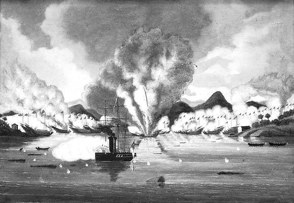 Уничтожение пиратской эскадры в Чжапу сентябрь 1849 г Китайский - фото 34