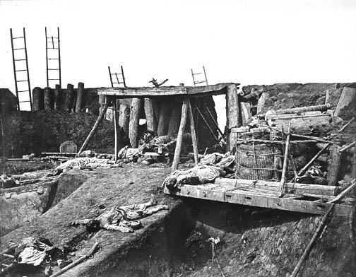 Вид северного форта Дагу изнутри сразу после его взятия 21 августа 1860 Вид - фото 45