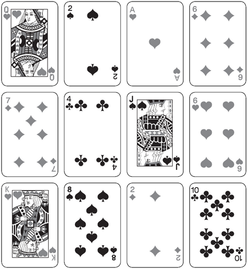Расклад карт для фокуса Гипноз 5 Теперь вы сдаете двенадцать верхних карт в - фото 67