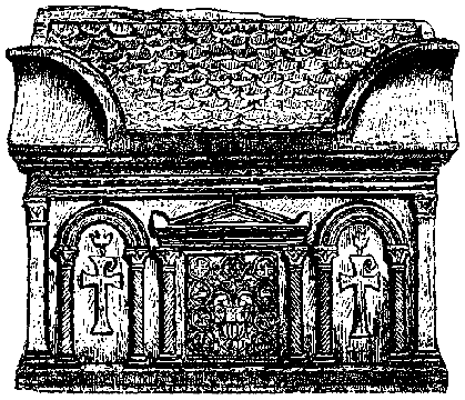 Саркофаг Атаульфа в Вандальское государство при Гейзерихе Англосаксы в - фото 360