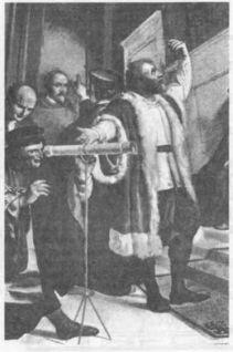 Галилей демонстрирует свой телескоп венецианскому дожу Архивы Алинари - фото 4