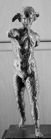 Гипнос Гипн бог сна в древнегреческой мифологии Бронзовая статуэтка - фото 6