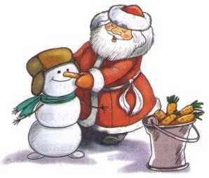Дед Мороз собственноручно сделал всем носы из морковки снеговикам побольше - фото 5