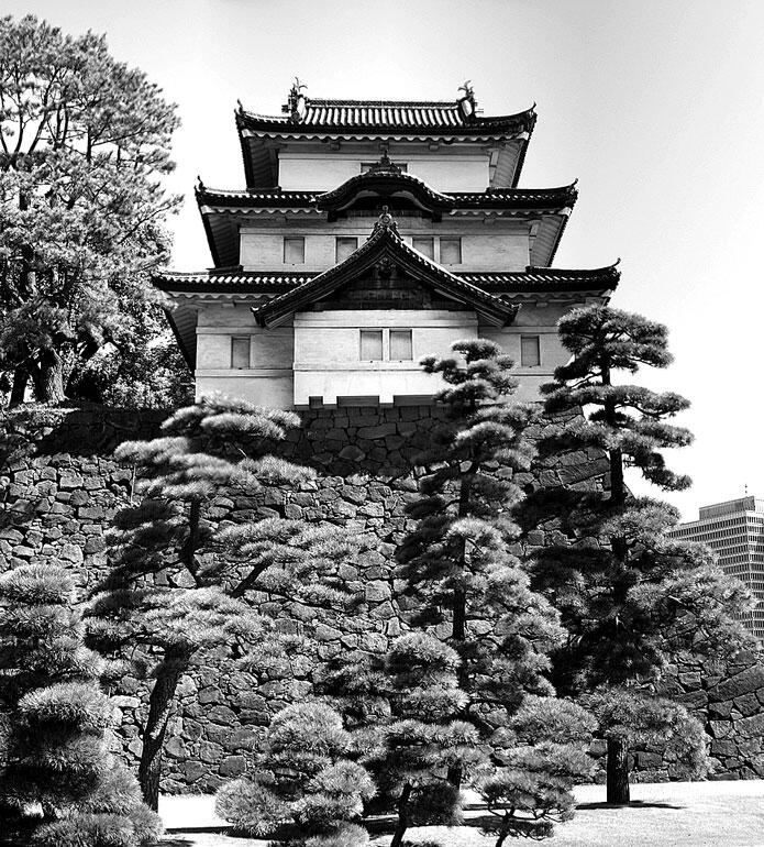 Стена замка Эдо и сторожевая башня Фудзими Двадцать третьего ноября 1703 года в - фото 8