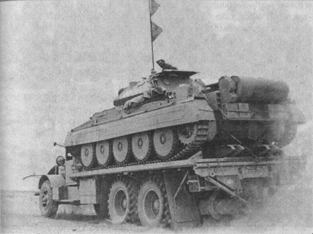 Английский колесногусеничный танк танк Крусейдер на грузовике Уайт тот же - фото 10