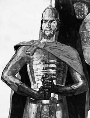 Александр Невский Фрагмент картины ПД Корина Так в 1240 году в захвате - фото 5