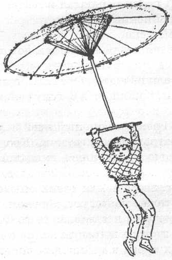 Большой зонт иногда может выступить в роли парашюта Со временем этот обычай - фото 3
