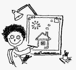 АннаЛиза рисует большие и маленькие дома и следит за тем чтобы строители - фото 8