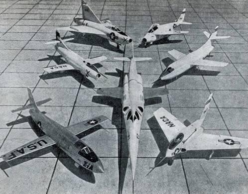 Опытные образцы самолетов которые испытывал полковник Эверест для ВВС США В - фото 4
